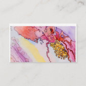 抽象デザインの名刺 名刺 (裏面)