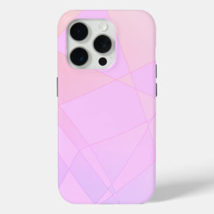 抽象デザインの美しい優しい色 iPhone 15 PROケース