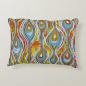 抽象デザインの装飾用クッション アクセントクッション (裏面)