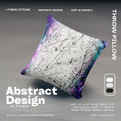 抽象デザインイン・パープル装飾用クッション クッション