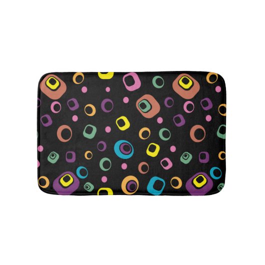 抽象デザインカスタマイズ独自 バスマット (正面)