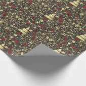 抽象デザインクリスマスラッピング紙 ラッピングペーパー (角)