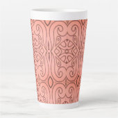 抽象デザインサンリア カフェラテマグ (正面)