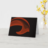 抽象デザインノートカード カード (黄色い花)