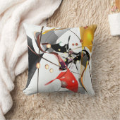 抽象デザインフラクタル クッション (ブランケット)