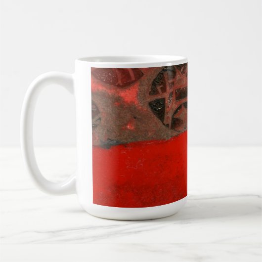 抽象デザインマググ コーヒーマグカップ (左)