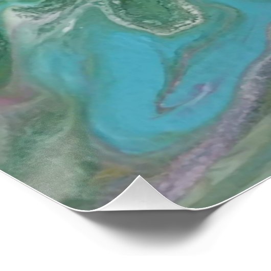 抽象デザインモダンアート光沢ポスター ポスター (コーナー)