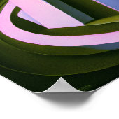 抽象デザインモダンキュビズム超現実主義4:5 ポスター (角)