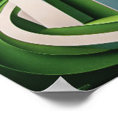 抽象デザインモダンキュビズム超現実主義4:5 ポスター (角)