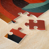 抽象デザインモダンキュビズム超現実主義 ジグソーパズル (側面)