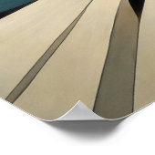 抽象デザインモダン未来主義4:3 ポスター (角)