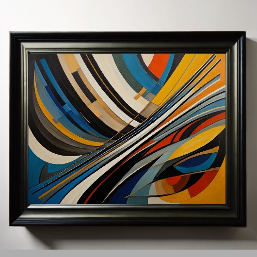 抽象デザインモダン未来主義4:5 ポスター