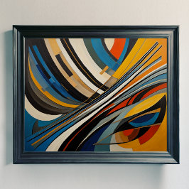 抽象デザインモダン未来主義4:5 ポスター