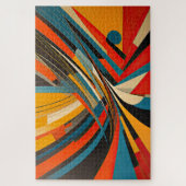 抽象デザインモダン未来主義 ジグソーパズル (縦)