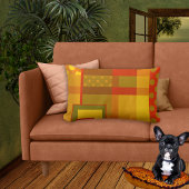 抽象デザインモダン秋型枕 ランバークッション