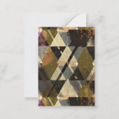 抽象デザインモダン ノートカード (裏面)