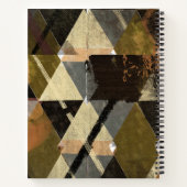 抽象デザインモダン ノートブック (裏面)