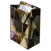 抽象デザインモダン ミディアムペーパーバッグ (正面アングル)