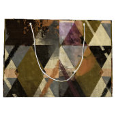 抽象デザインモダン ラージペーパーバッグ (裏面)