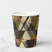 抽象デザインモダン 紙コップ (正面)