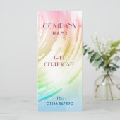 抽象デザインラックカード/ギフト券 (スタンド正面)