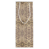 抽象デザインレコレータ ワインギフトバッグ (裏面)