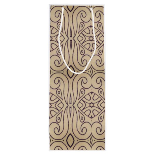 抽象デザインレコレータ ワインギフトバッグ (裏面)