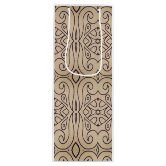 抽象デザインレコレータ ワインギフトバッグ (正面)