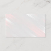 抽象デザインレッド・シルバー・ブラック・ビジネス・カード 名刺 (裏面)