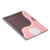 抽象デザイン仕訳帳(ゴールとプラン) ノートブック (右側)