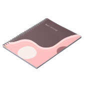 抽象デザイン仕訳帳(ゴールとプラン) ノートブック (左側)