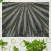 抽象デザイン付きキッチンタオル キッチンタオル (折り畳み)