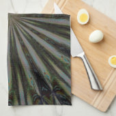 抽象デザイン付きキッチンタオル キッチンタオル (四つ折り)