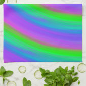 抽象デザイン付きキッチンタオル キッチンタオル (折り畳み)