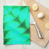 抽象デザイン付きキッチンタオル キッチンタオル (四つ折り)