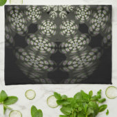 抽象デザイン付きキッチンタオル キッチンタオル (折り畳み)