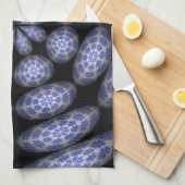 抽象デザイン付きキッチンタオル キッチンタオル (四つ折り)