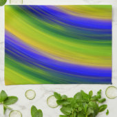 抽象デザイン付きキッチンタオル キッチンタオル (折り畳み)