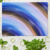 抽象デザイン付きキッチンタオル キッチンタオル (折り畳み)