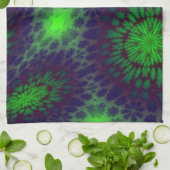 抽象デザイン付きキッチンタオル キッチンタオル (折り畳み)