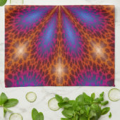 抽象デザイン付きキッチンタオル キッチンタオル (折り畳み)