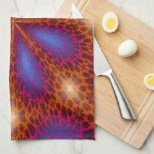 抽象デザイン付きキッチンタオル キッチンタオル (四つ折り)