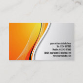 抽象デザイン名刺 名刺 (裏面)