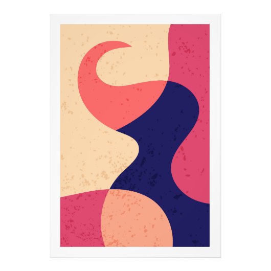 抽象デザイン形状 フォトプリント            (正面)