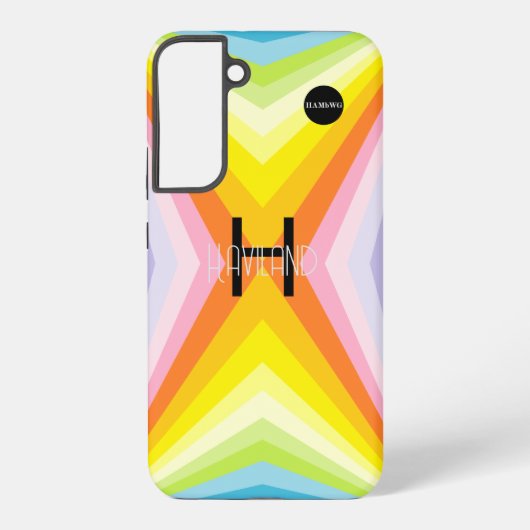 抽象デザイン携帯電話ケースHAMbWG Samsung Galaxyケース (裏面)
