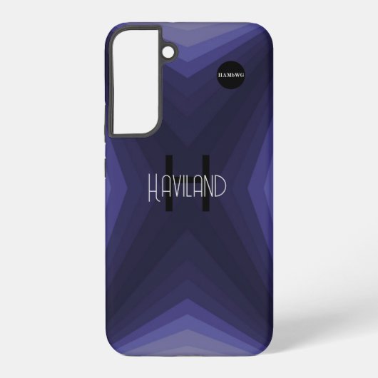抽象デザイン携帯電話ケースHAMbWG Samsung Galaxyケース (裏面)