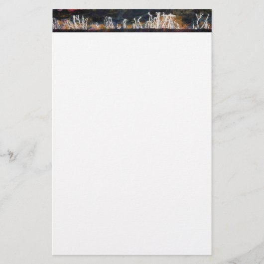 抽象デザイン文具 便箋 (正面)