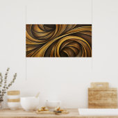 抽象デザイン1 ポスター (キッチン)