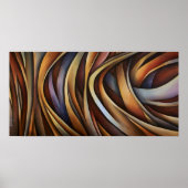 抽象デザイン3 ポスター (正面)