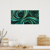 抽象デザイン4 ポスター (キッチン)